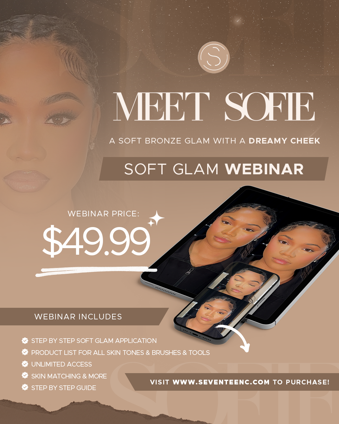 SOFT GLAM WEBINAR “SOFIE”